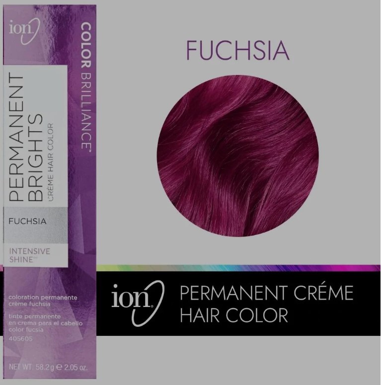 Ion permanent hair color box kit